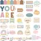 Boho Affirmation Station Bulletin Board Set – 53-Piece Positive Classroom Decor Kit with Motivational "You Are" Posters, Borders & Cutouts for Teachers, School, Office, Counseling Room & Kids Learning Spaces
